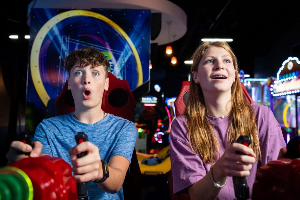 Family fun at Bullwinkle's